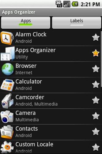 Apps Organizer