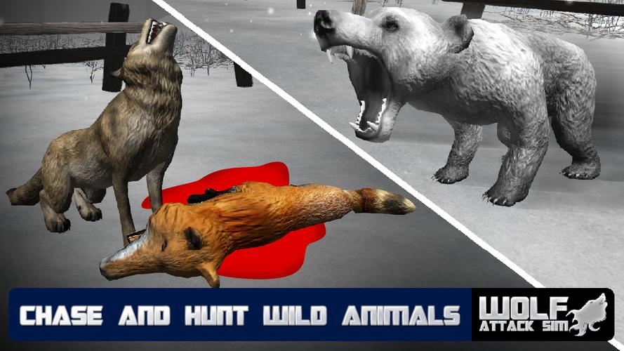 Wolf Attack Sim 3D - Wolf Game