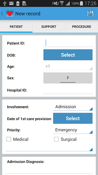 Intensive Care Logbook-lite