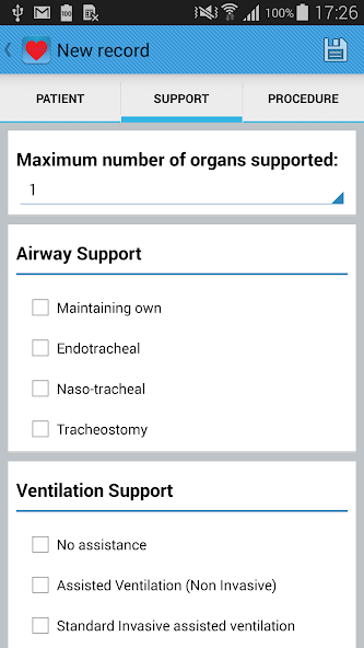 Intensive Care Logbook-lite