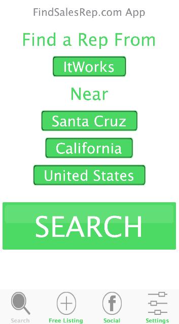 FindSalesRep.com App