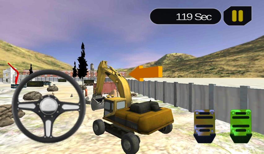 Heavy Excavator Crane Sim 3D