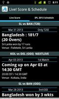 Live Cricket Score & Schedule