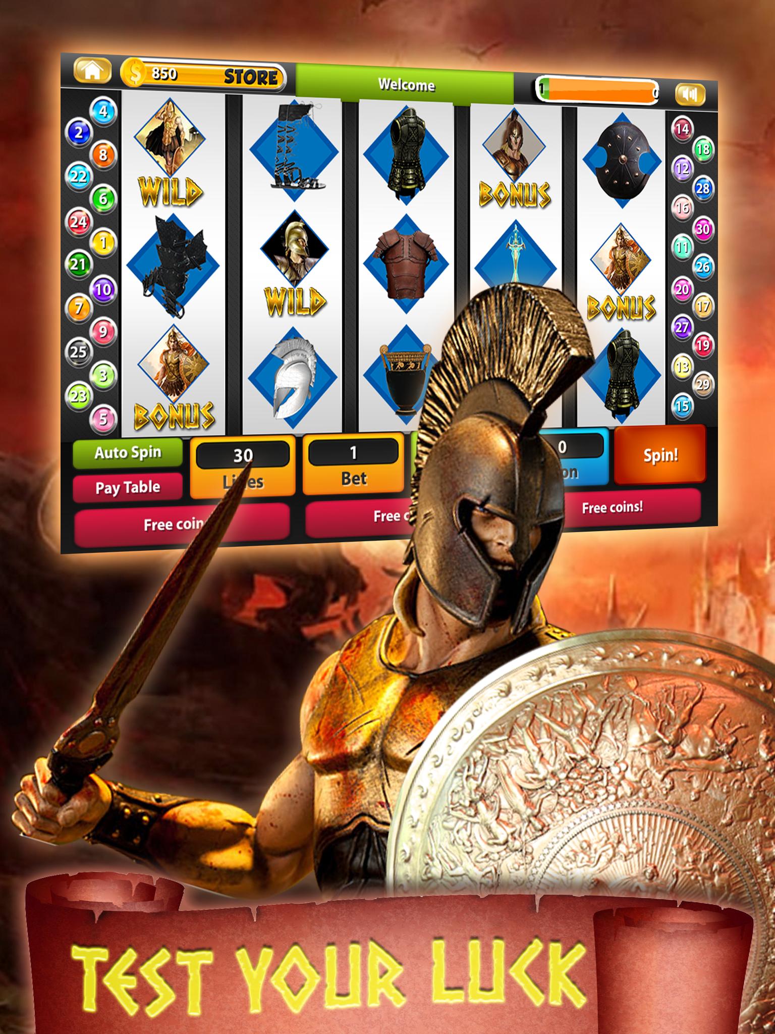 Achilles Creed Hero Slot Games