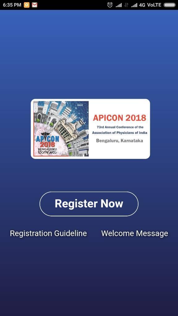 Apicon Reg App 2018