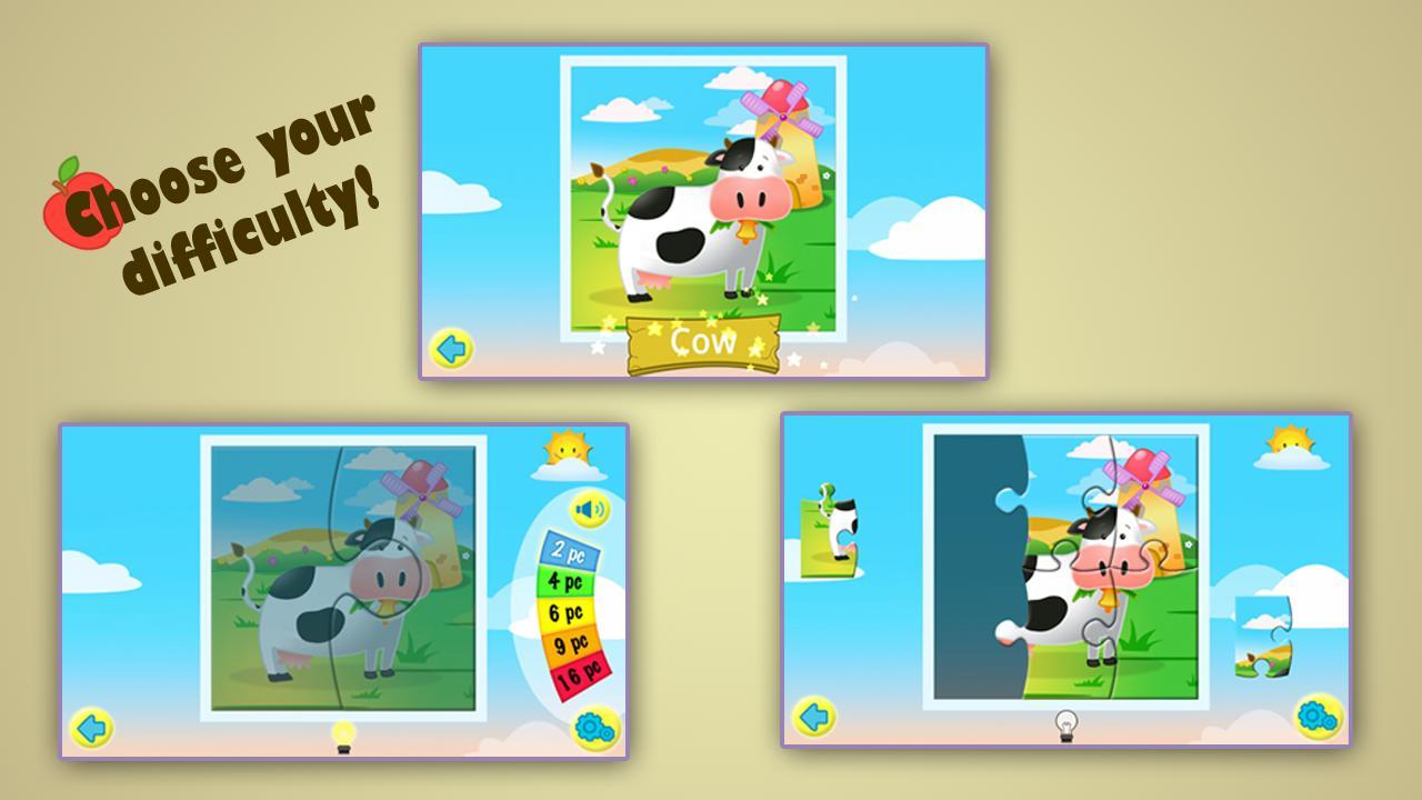 Kids Jigsaw Puzzles Farm Free