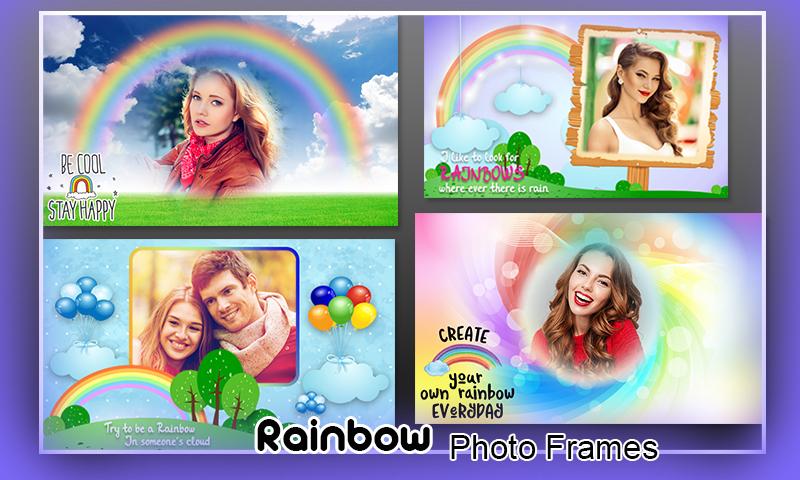 Rainbow Photo Frames