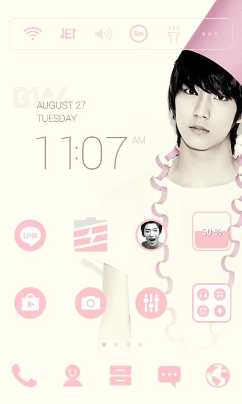 Gongchan LINE Launcher Theme