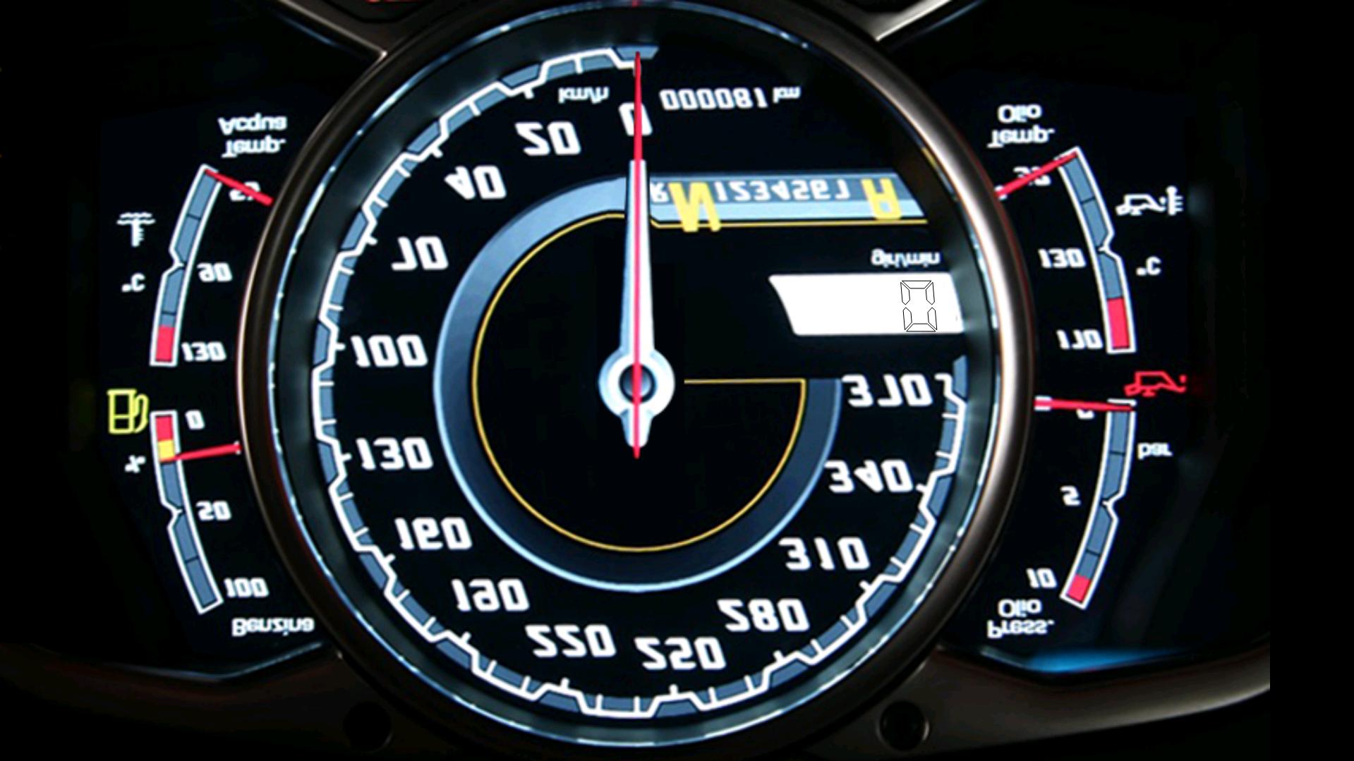 Super Car Dash Board HUD