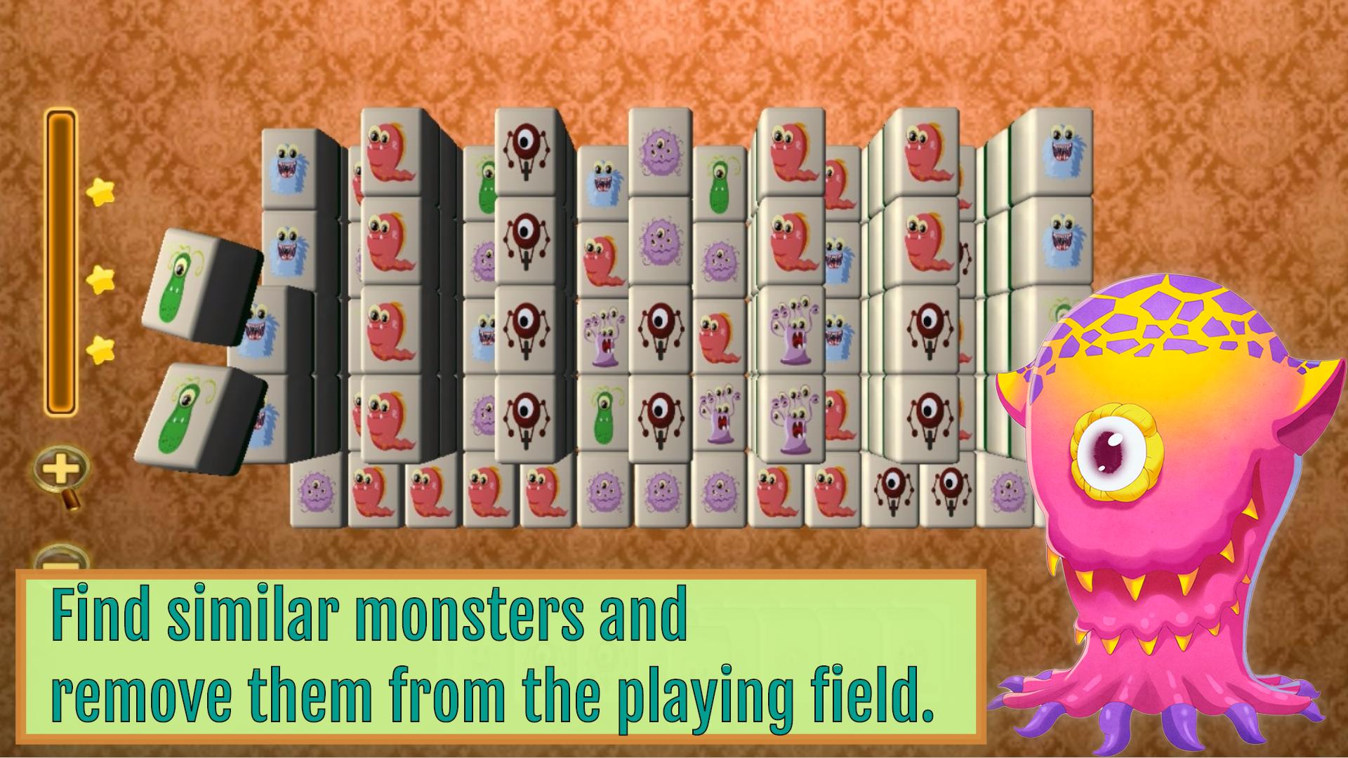 Classic Mahjong with Monsters