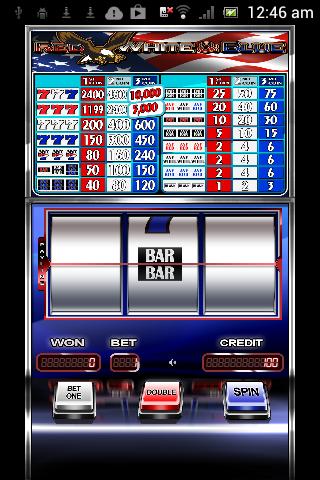 Red White Blue 777 Slot HD