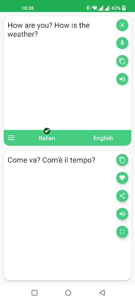 Italian - English Translator