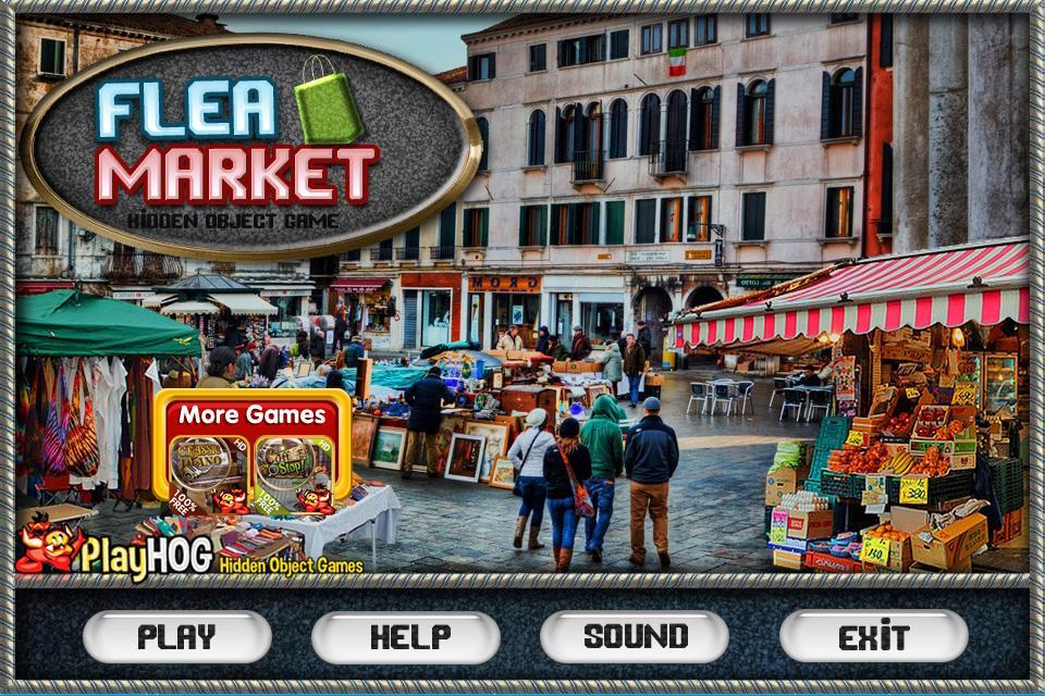 Challenge #5 Flea Market Free Hidden Objects Games