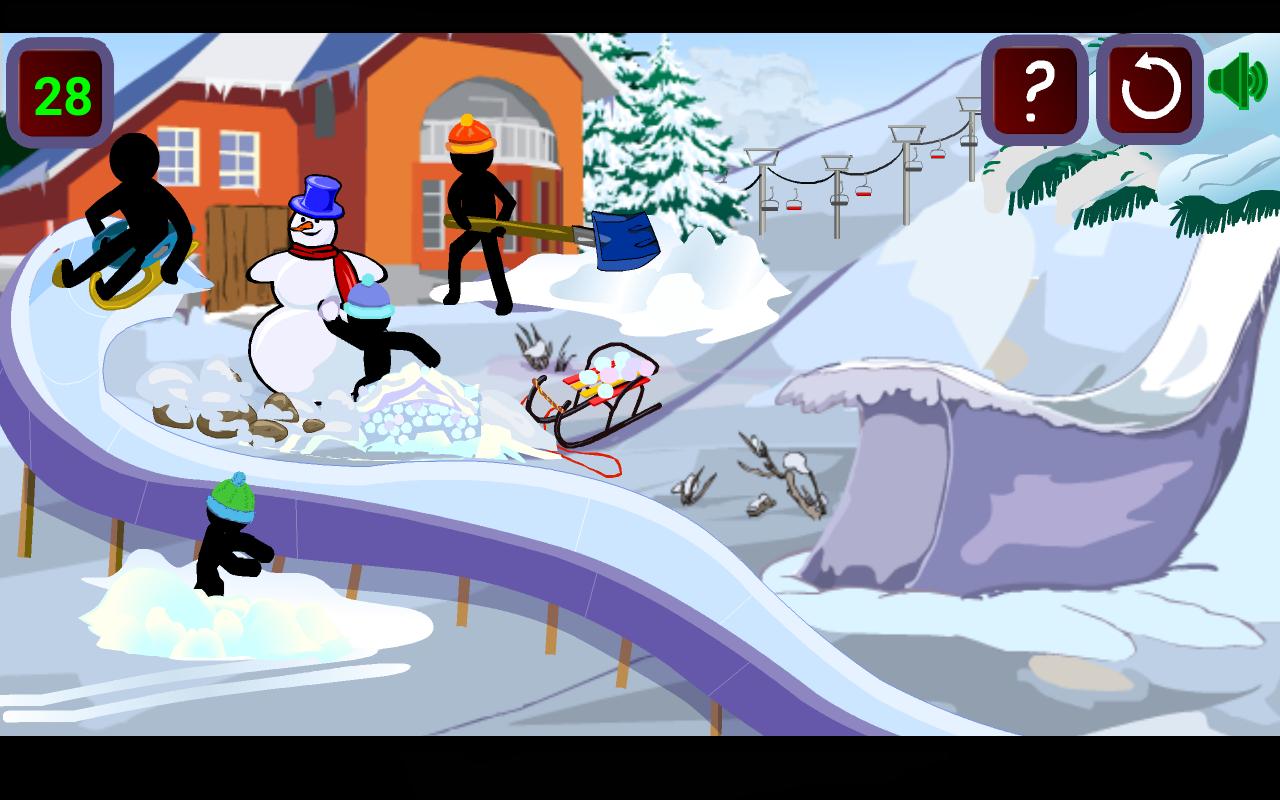 Stickman Extreme Skiing