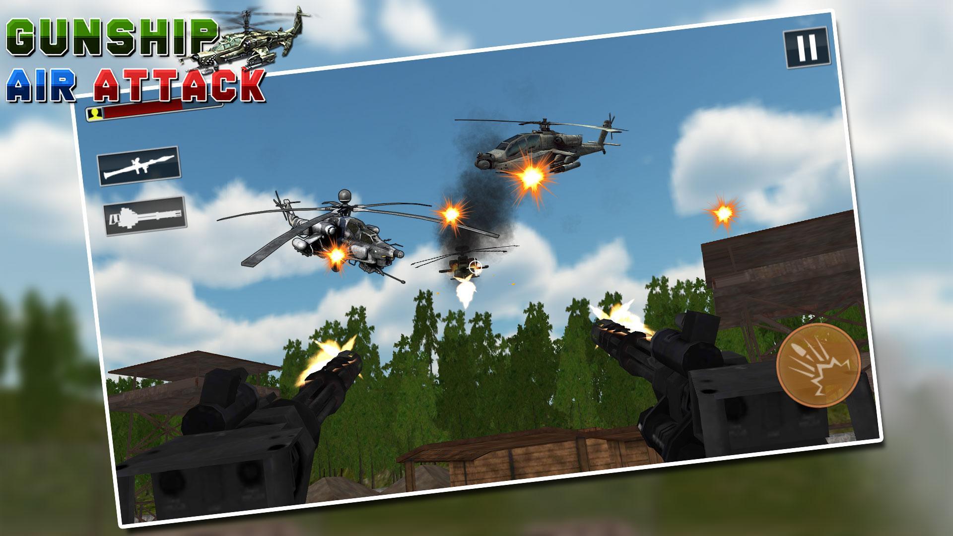 Gunship Helicopter Battle; War