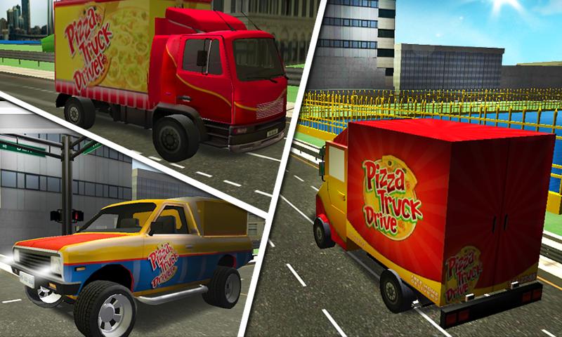 Pizza Truck Drive 3D Game free