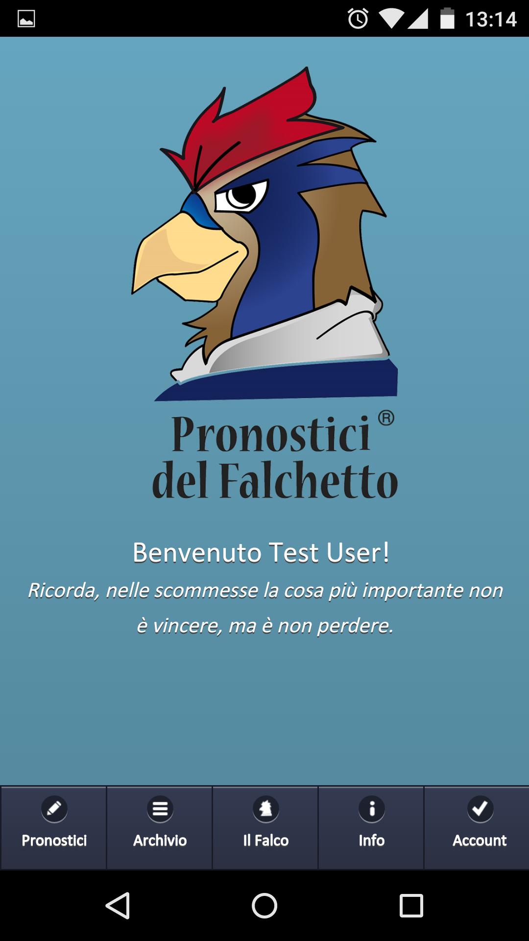 Pronostici del Falchetto