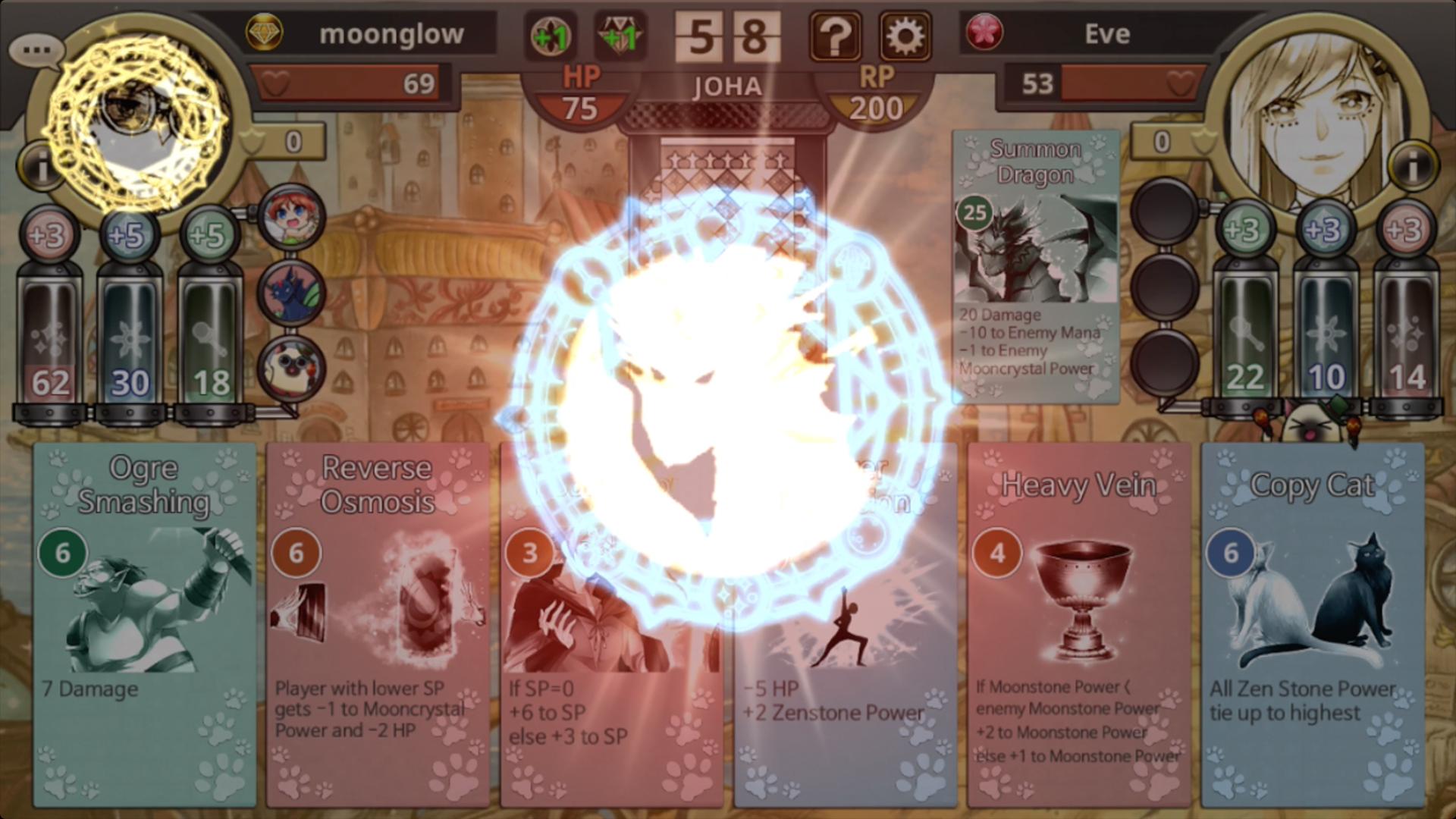 Moonglow the Magic Card