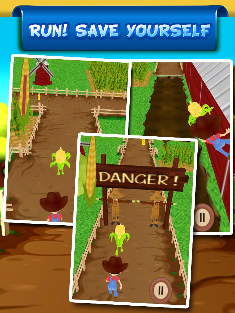 Baby Corn Run 3D Farm Race