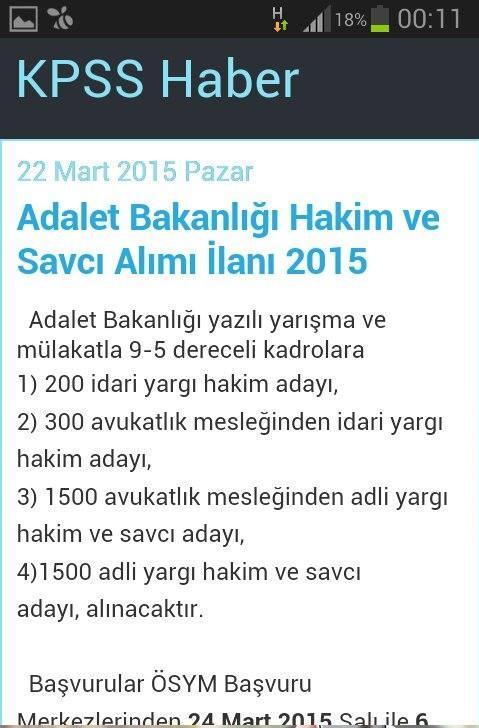 KPSS Haberleri