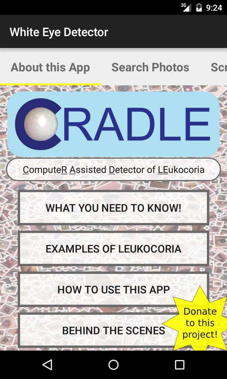 CRADLE White Eye Detector
