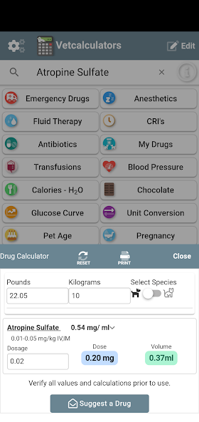 Vetcalculators