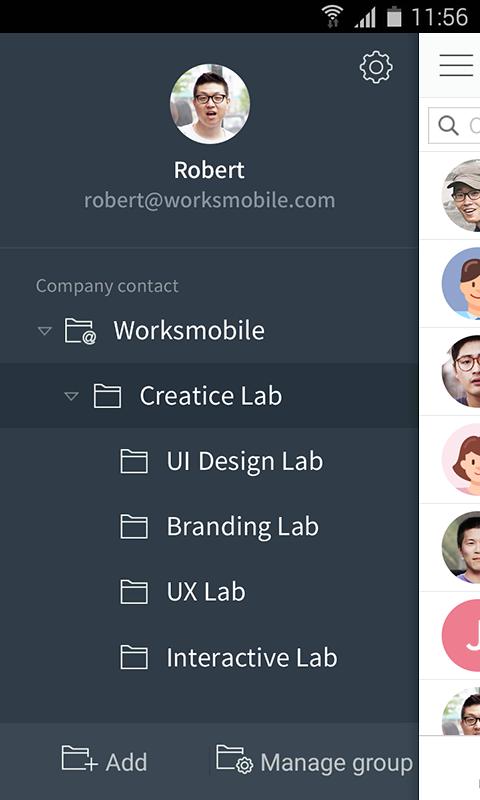 Works Mobile Contacts