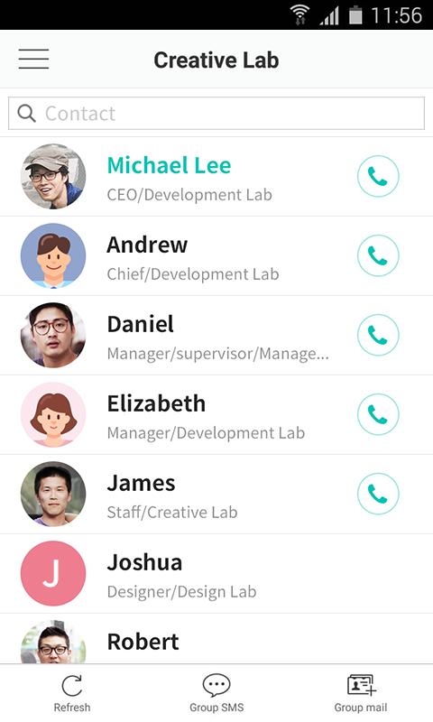 Works Mobile Contacts