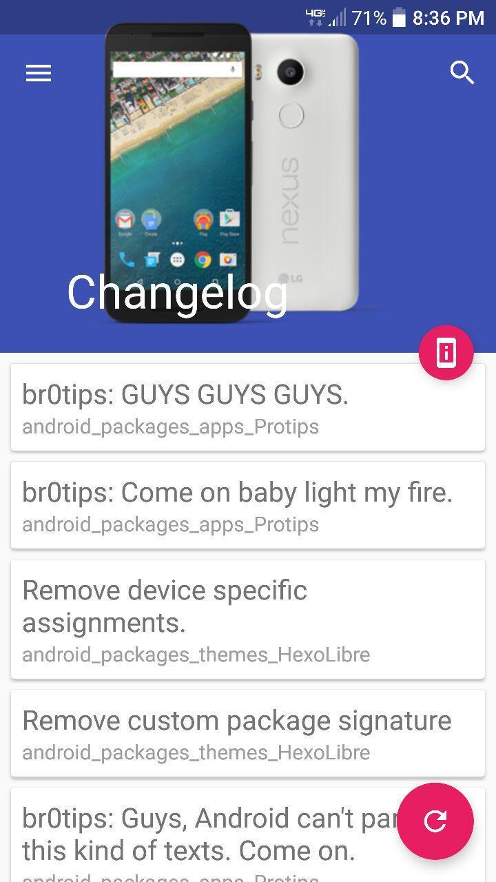 Cyanogenmod Changelog