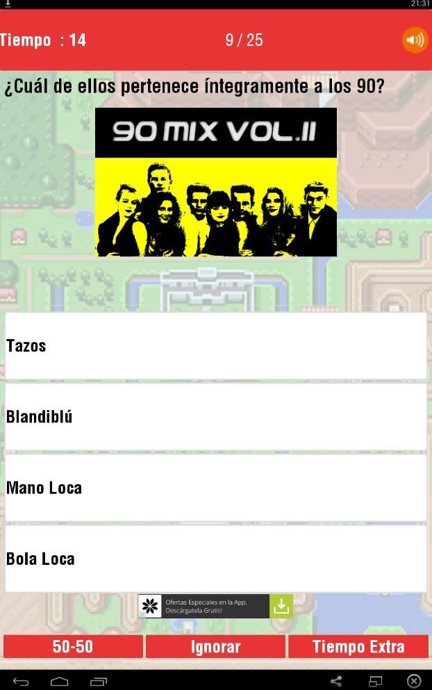 Los 90 Quiz
