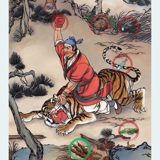 Wie kann Wu Song, der Meister des Textes Finding Fault, das Maß an Kampftigern bestehen?
