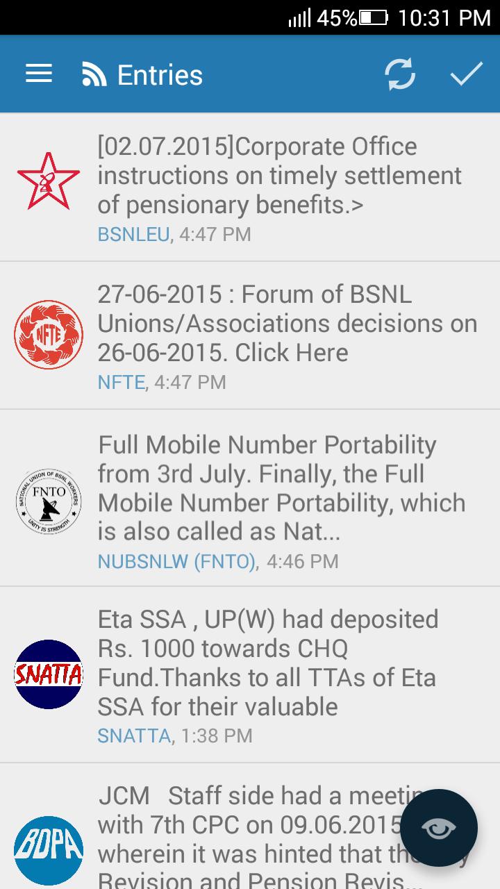 BSNLTimes News Reader