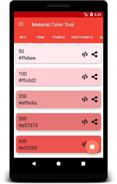 Material Color Tool
