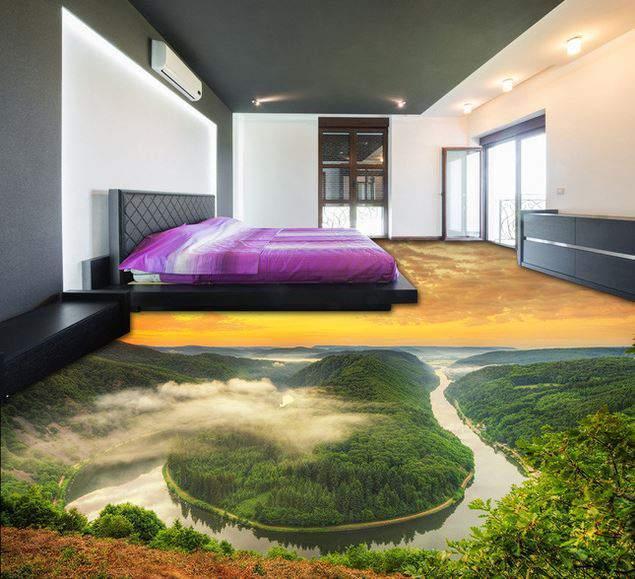 3D chromed floor