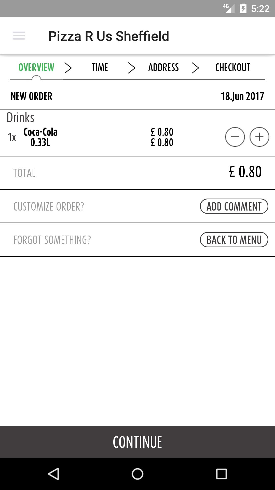 Pizza R Us Sheffield