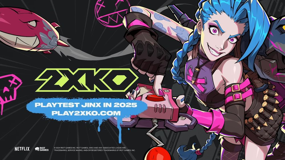 「League of Legends」バックグラウンドファイティングゲーム「2xko」は新しいキャラクター[Jinx]プロモーショントレーラーを露出して、Jinxの戦闘スタイルを垣間見ることができます