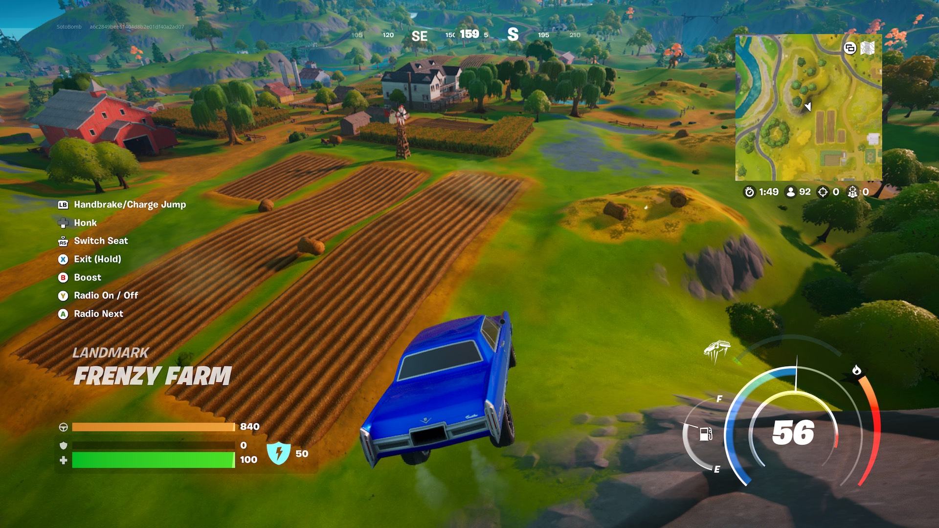 Cómo hacer la falla del coche volador en Fortnite Capítulo 2 Remix