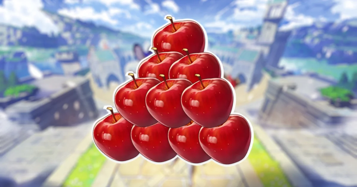 Wo kann man Äpfel in Genshin Impact finden