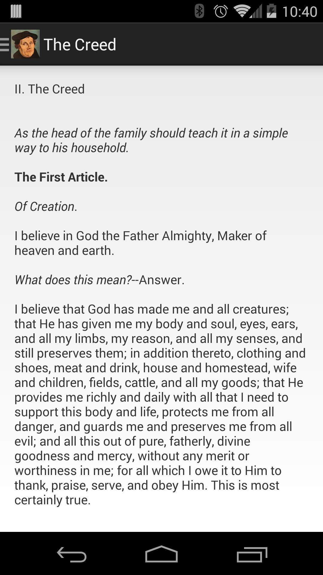 Small Catechism
