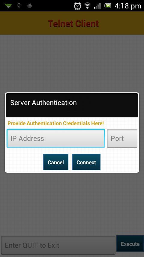 Telnet Client
