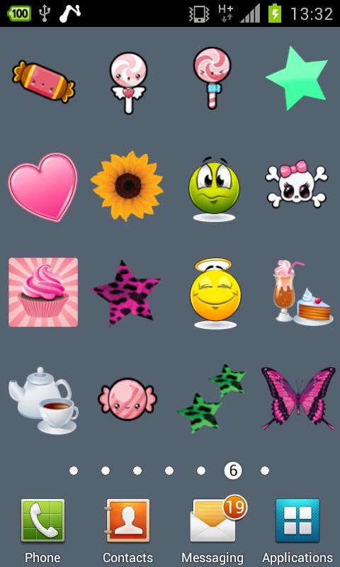 100 Cute Girly Stickers ^_^