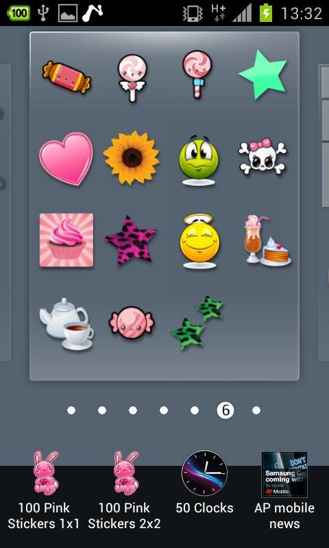 100 Cute Girly Stickers ^_^