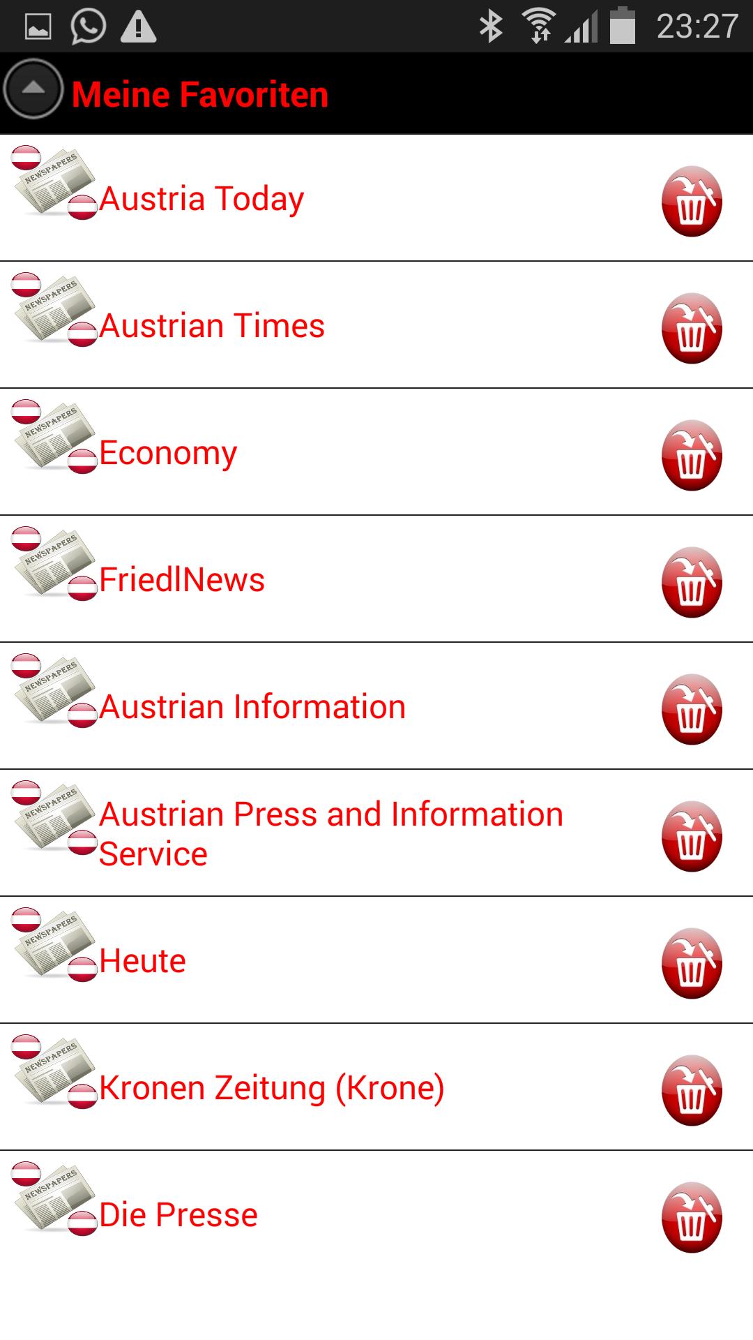 Austrian Newspapers