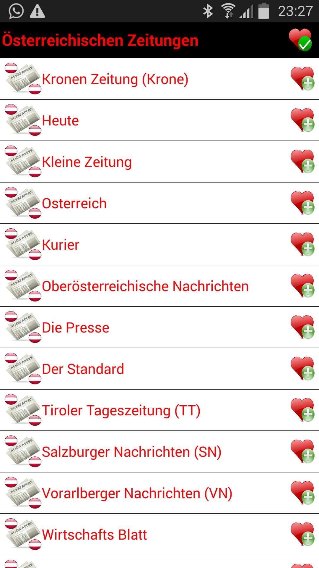 Austrian Newspapers