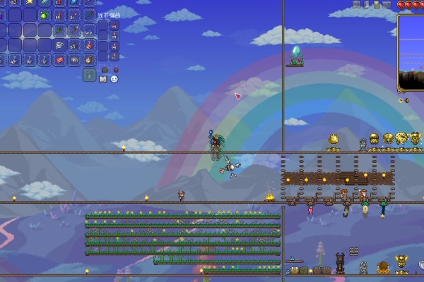Cómo cepillar cuatro puestos después de Terraria