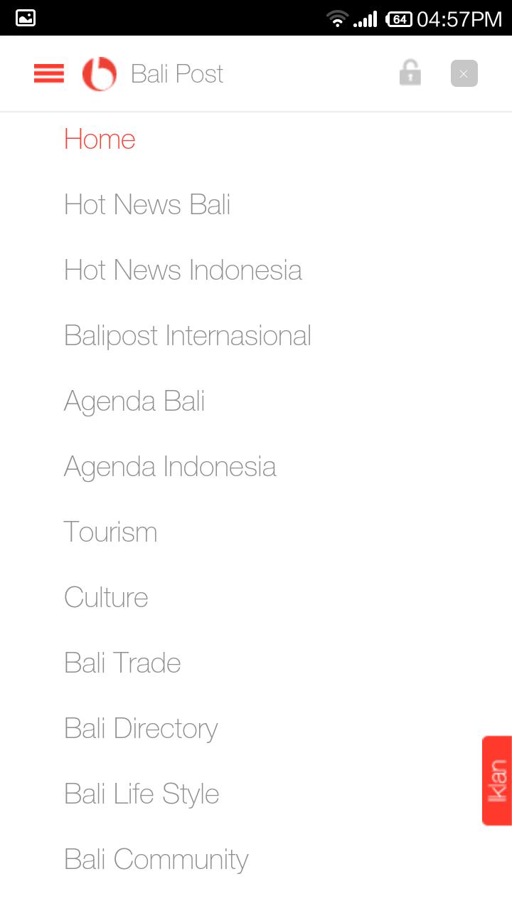 Bali Post on Gadget