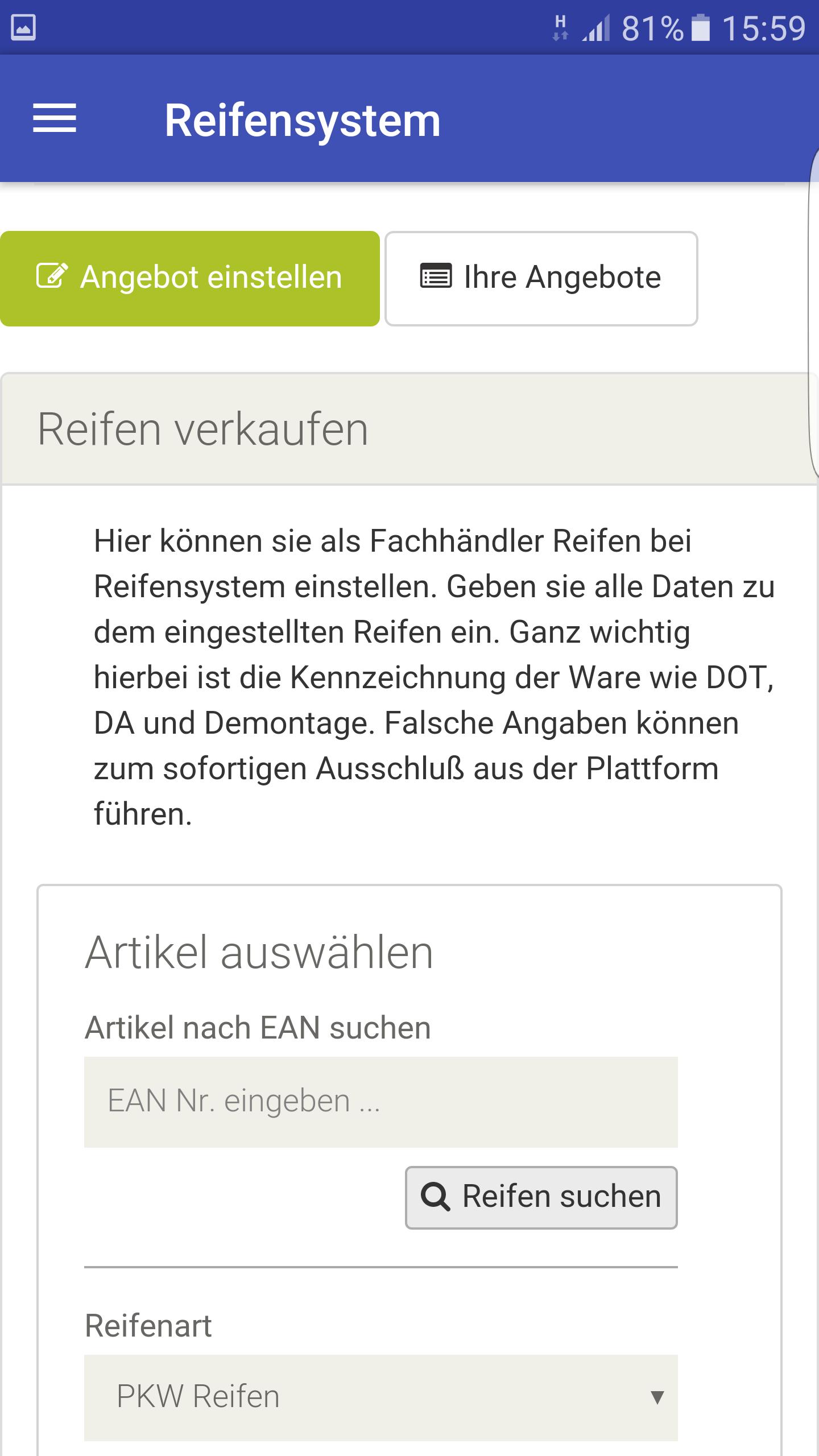 Reifensystem