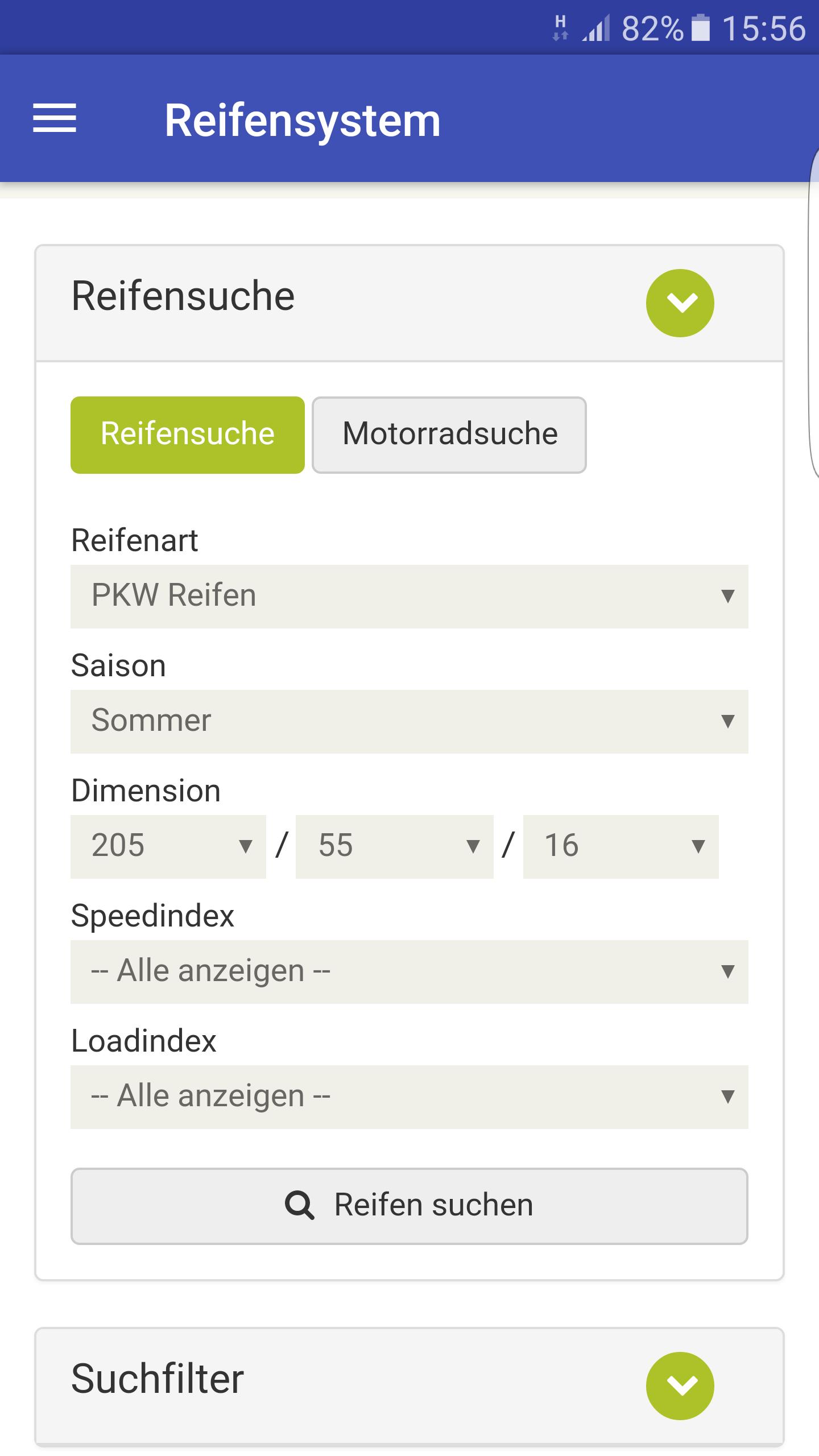 Reifensystem