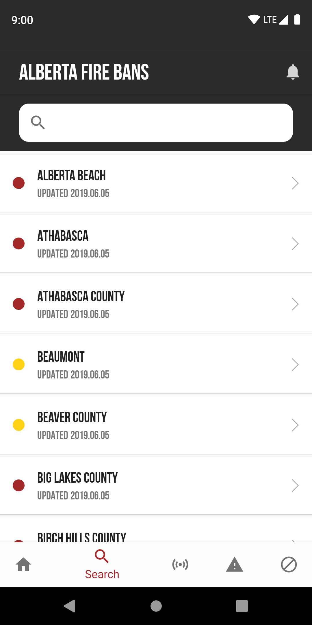 Alberta Fire Bans
