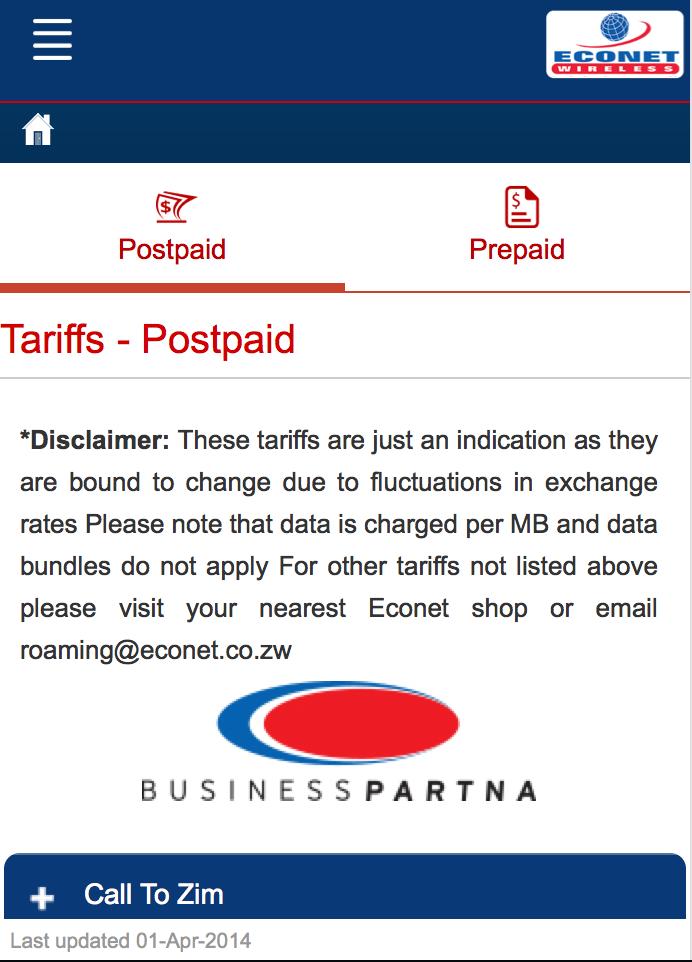 Econet Roaming